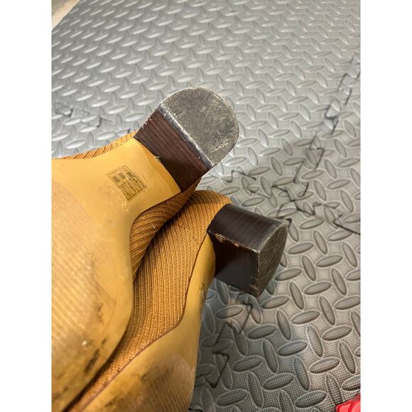 EVERLANE The Day Glove Ribbed Round Toe Pull On Sock Boot Toffee Size 10 - Picture 8 of 10